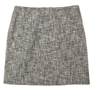 ✨️4/$20. Anne Taylor LOFT Nwot Petite A Line Skirt Lined Tweed Beige Black Women